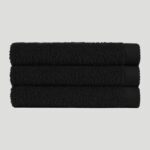 μαύρη πετσέτα γυμναστηρίου